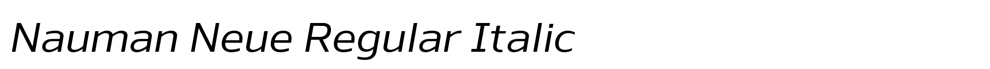 Nauman Neue Regular Italic image